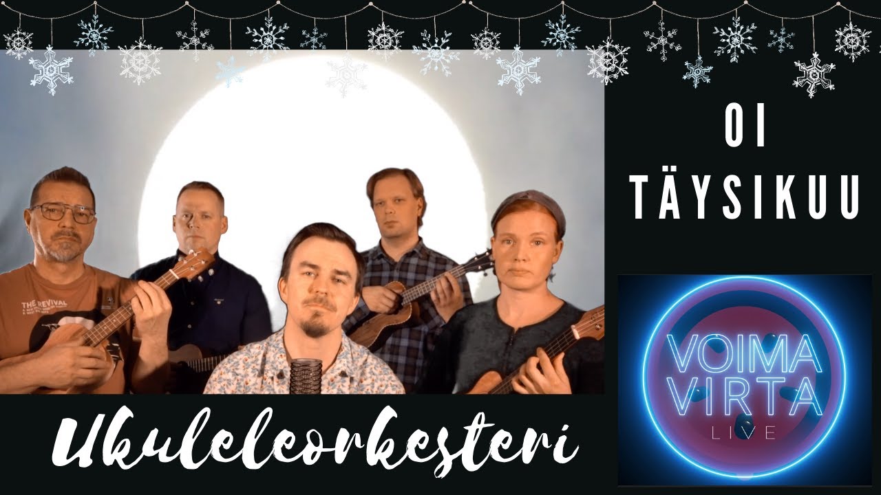 Ukuleleorkesteri - Oi Täysikuu (Tuomari Nurmio/Dr. John - cover)