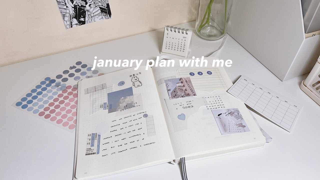 plan with me | january 2021 bullet journal setup