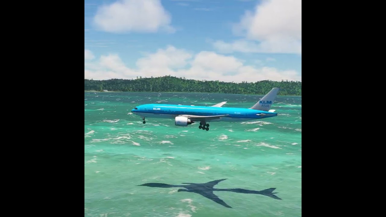 Impossible Landing!!! Amazing View before the Plane Landing eps.557