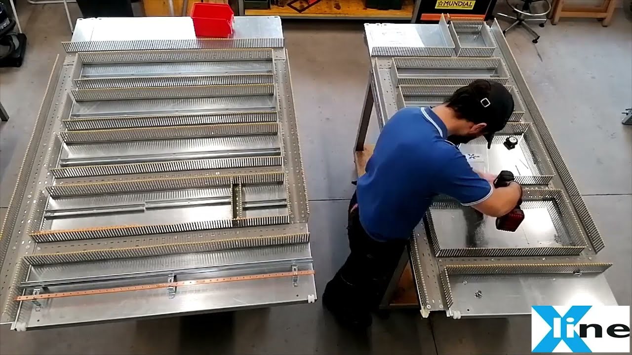 Assembling and wiring electrical cabinet - Assemblaggio e cablaggio quadro elettrico in TIME LAPSE