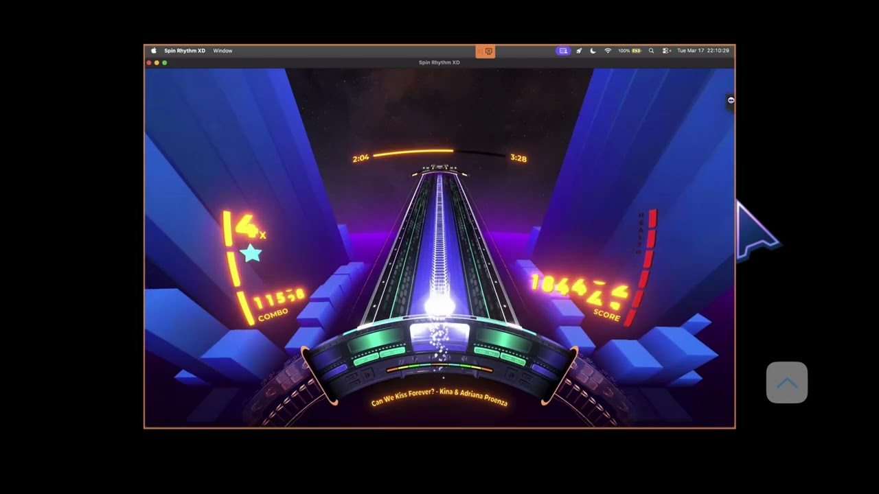 Spin Rhythm XD Ep. 1872: Kina - Can We Kiss Forever? (feat. Adriana Proenza). 304K score. Level 1758