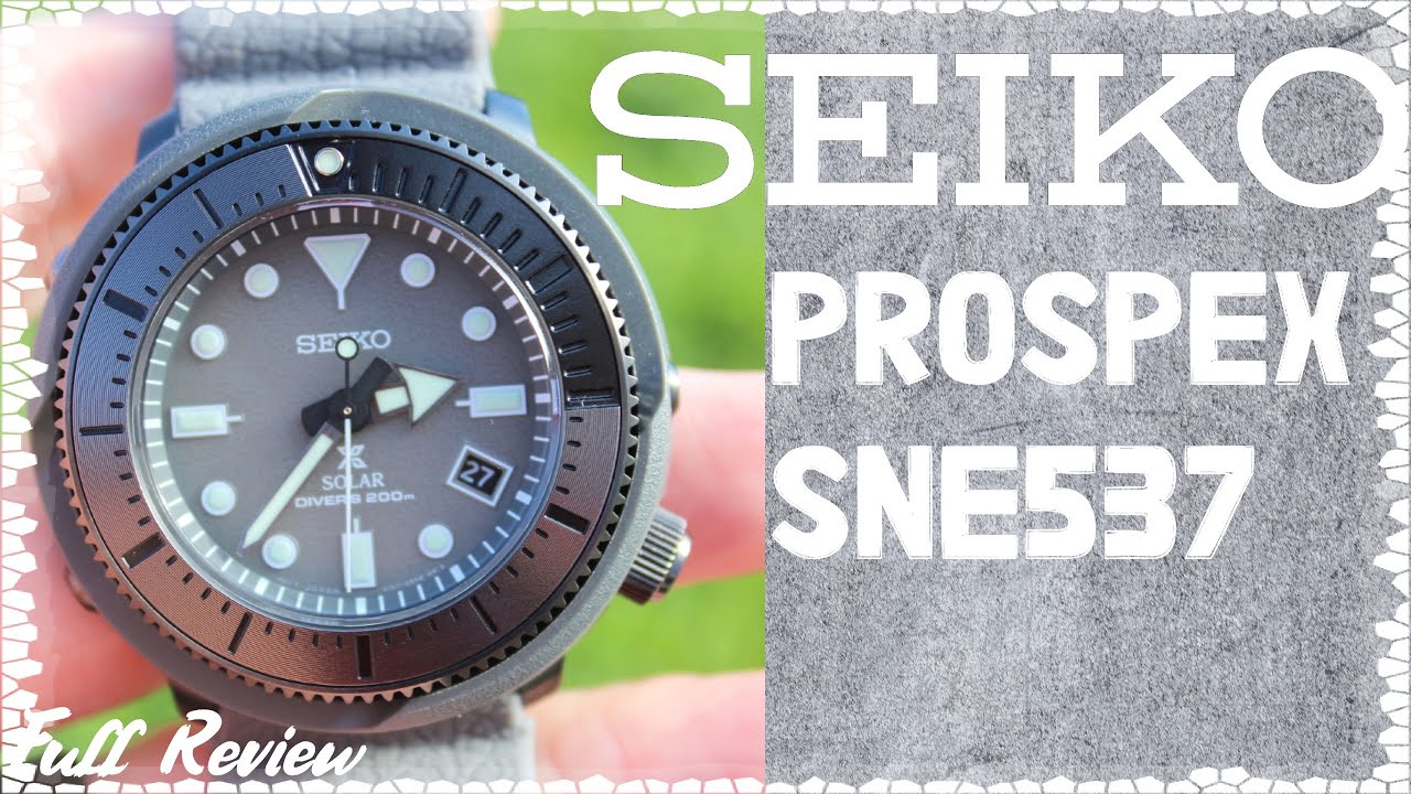 Полный обзор — Seiko Prospex SNE537 «Street Series» Solar Diver