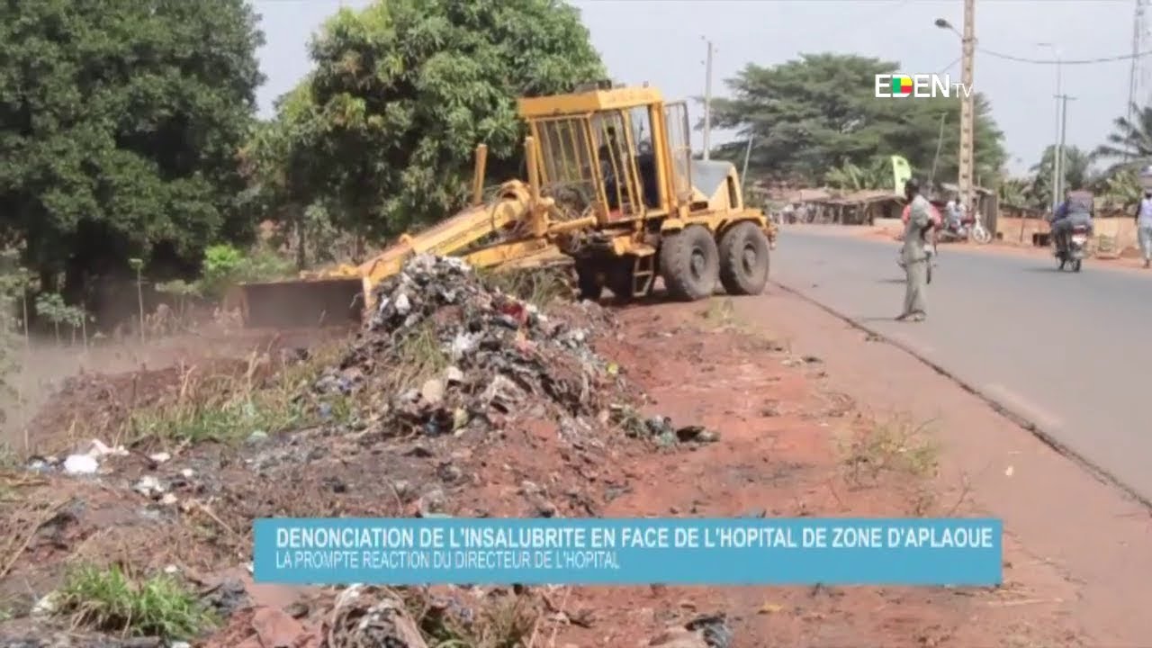 Dénonciation de l’insalubrité en face de l’hôpital de zone d’Aplahoué