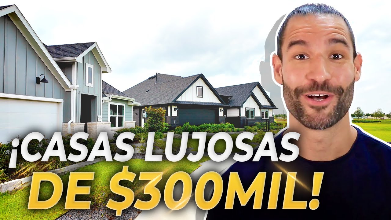 Casas nuevas y LUJOSAS a partir de $300 mil en Houston TX | Viviendo En Houston Texas