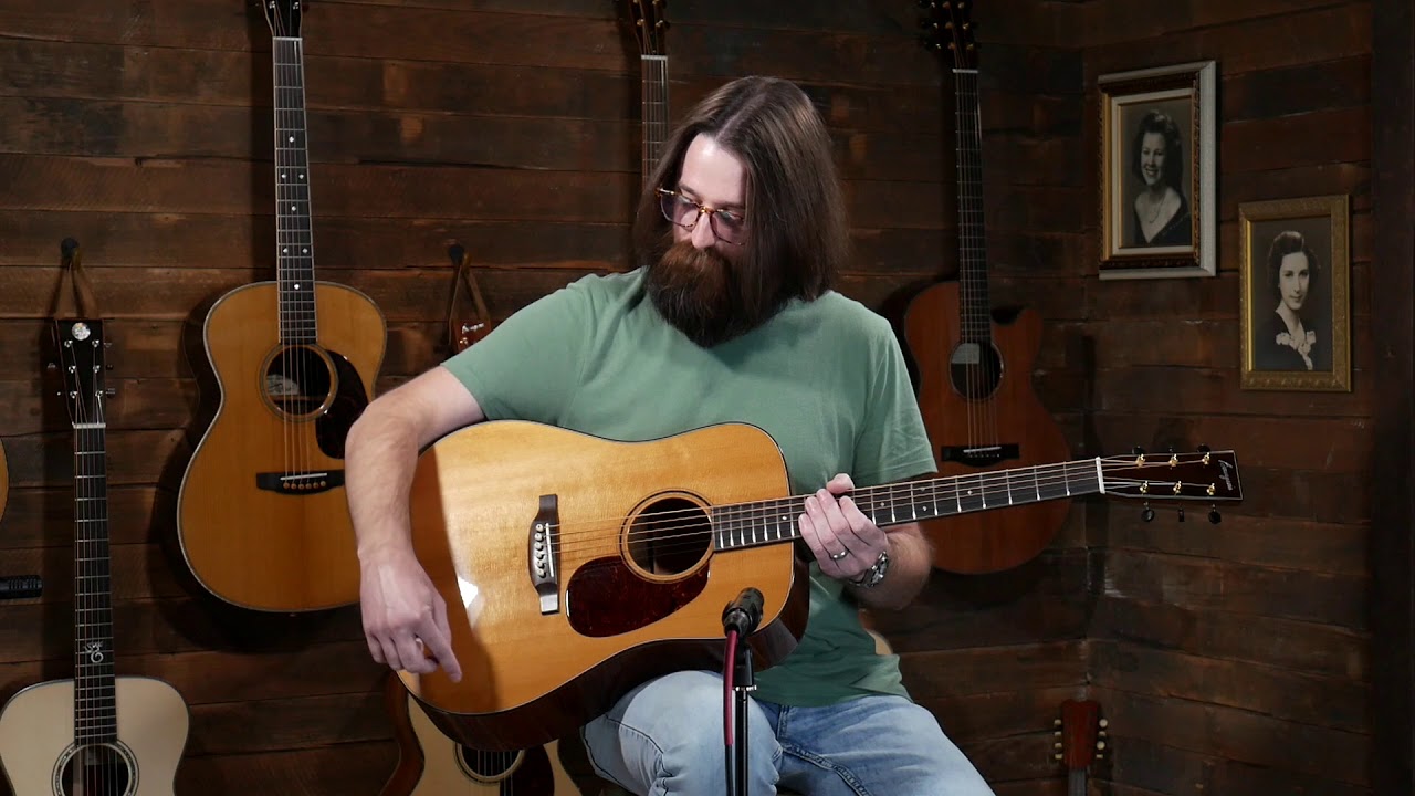 Bourgeois D Custom - Aged Tone Adirondack & Fiddleback Mahogany #8628 Played by Graham Curry