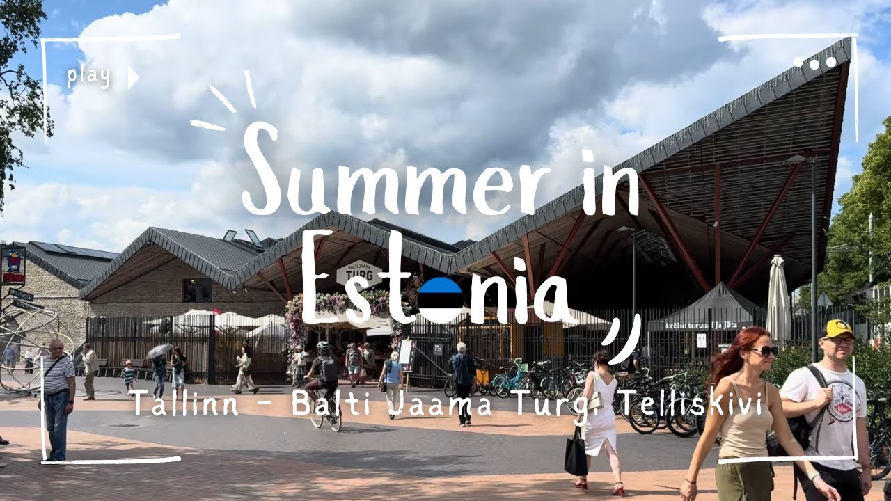 ☀️Summer in Tallinn | Balti Jaam & Telliskivi, Estonia🌿