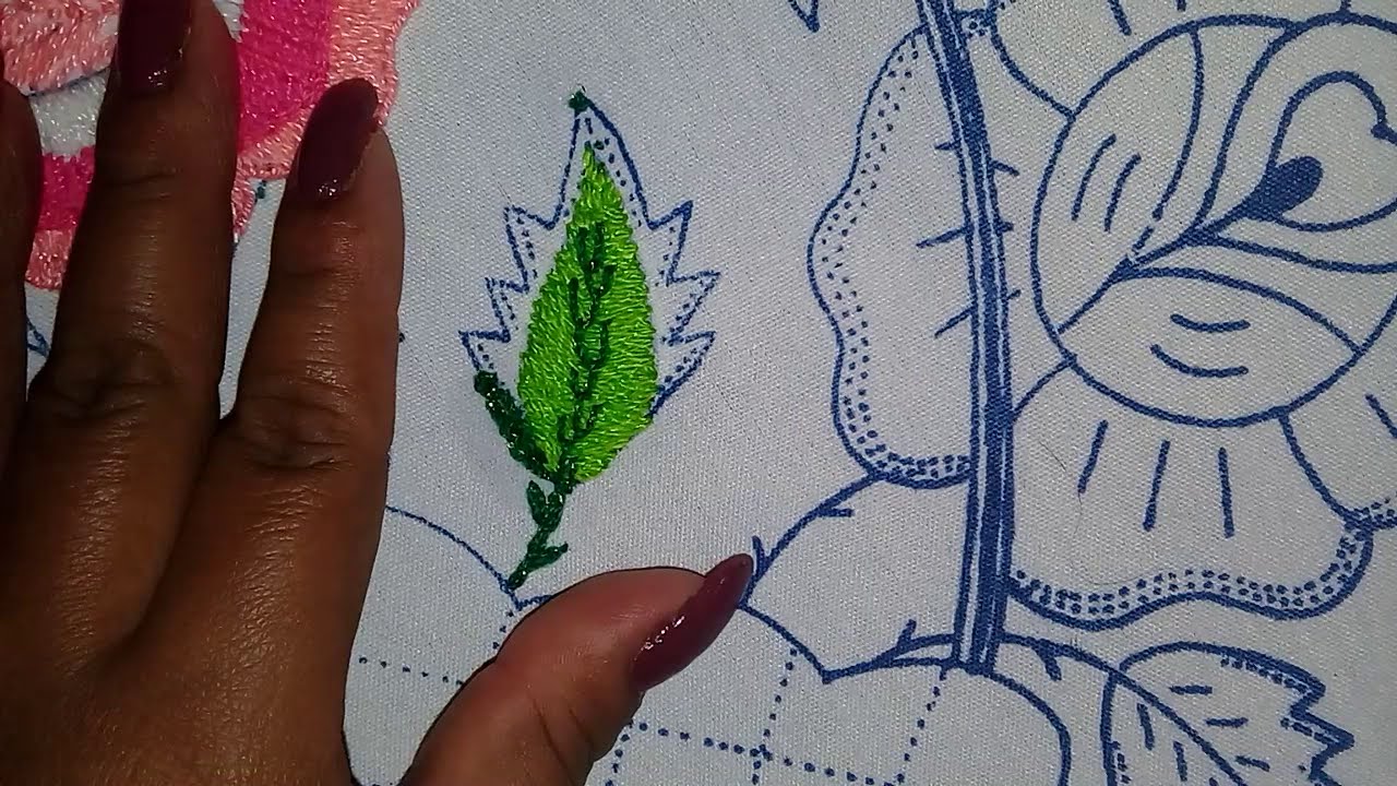 Bordado de HOJA🍃