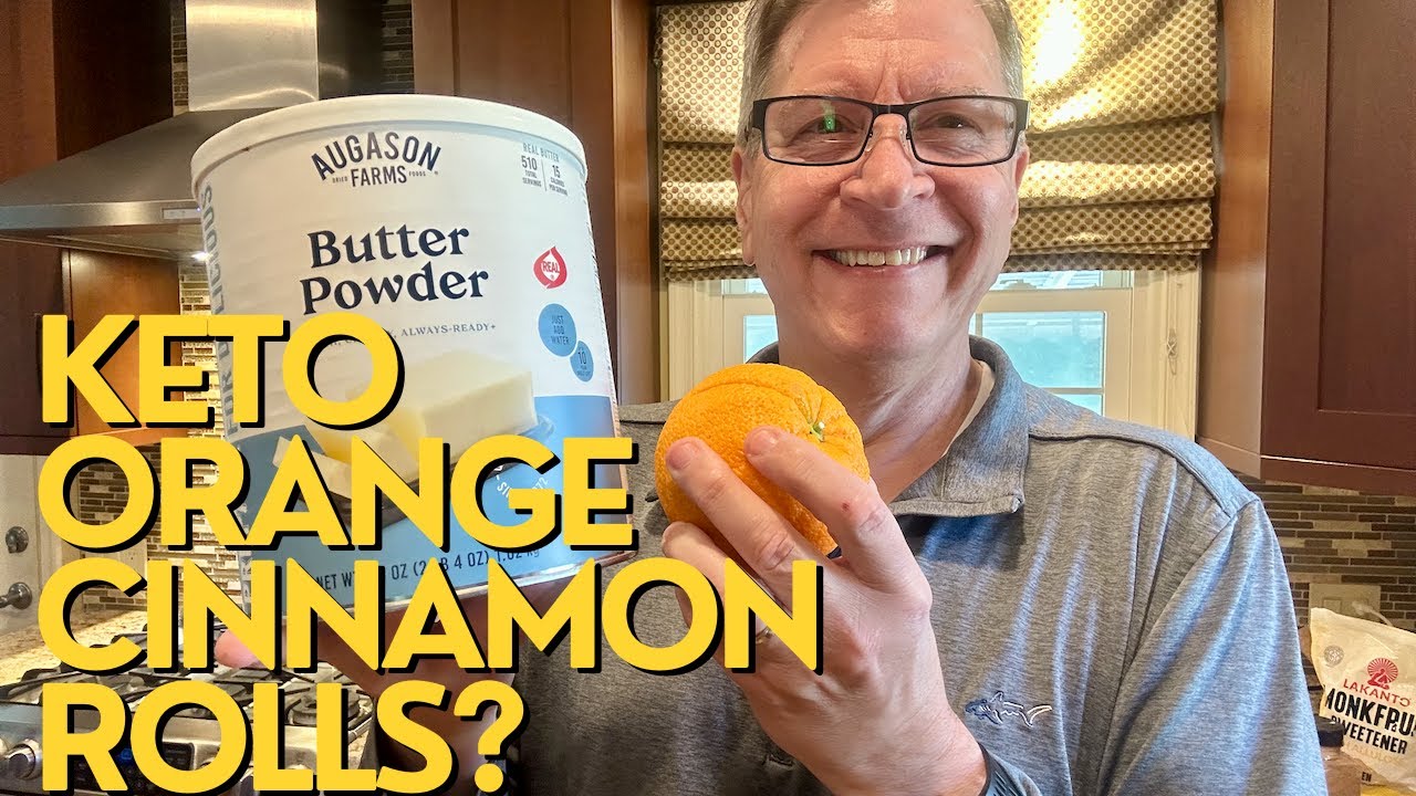 Keto Cinnamon Orange Rolls