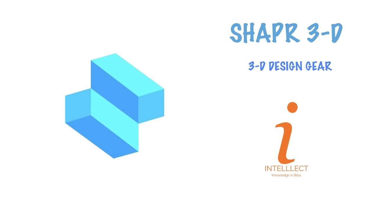 3D Gear Design I SHAPR-3D I Sketch and Model