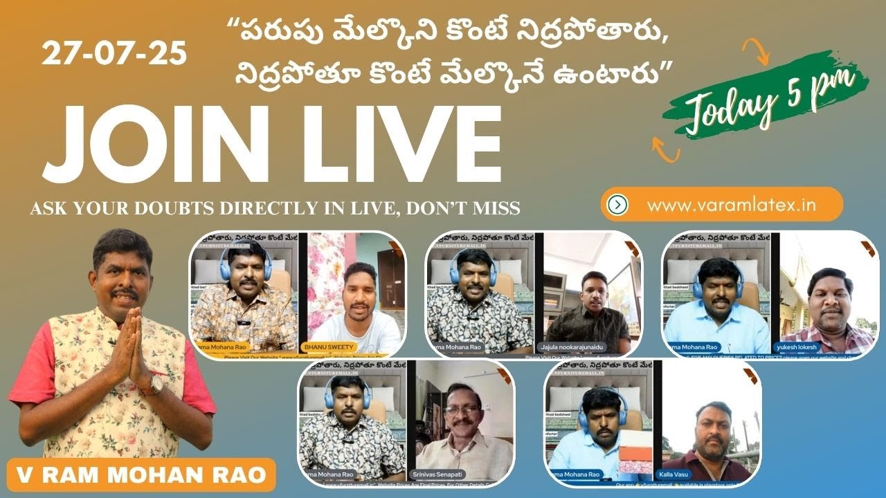 LIVE: Real Talk with Customers! Mattresses, Furniture & Business Tips (5 PM Today 27/7/2025)