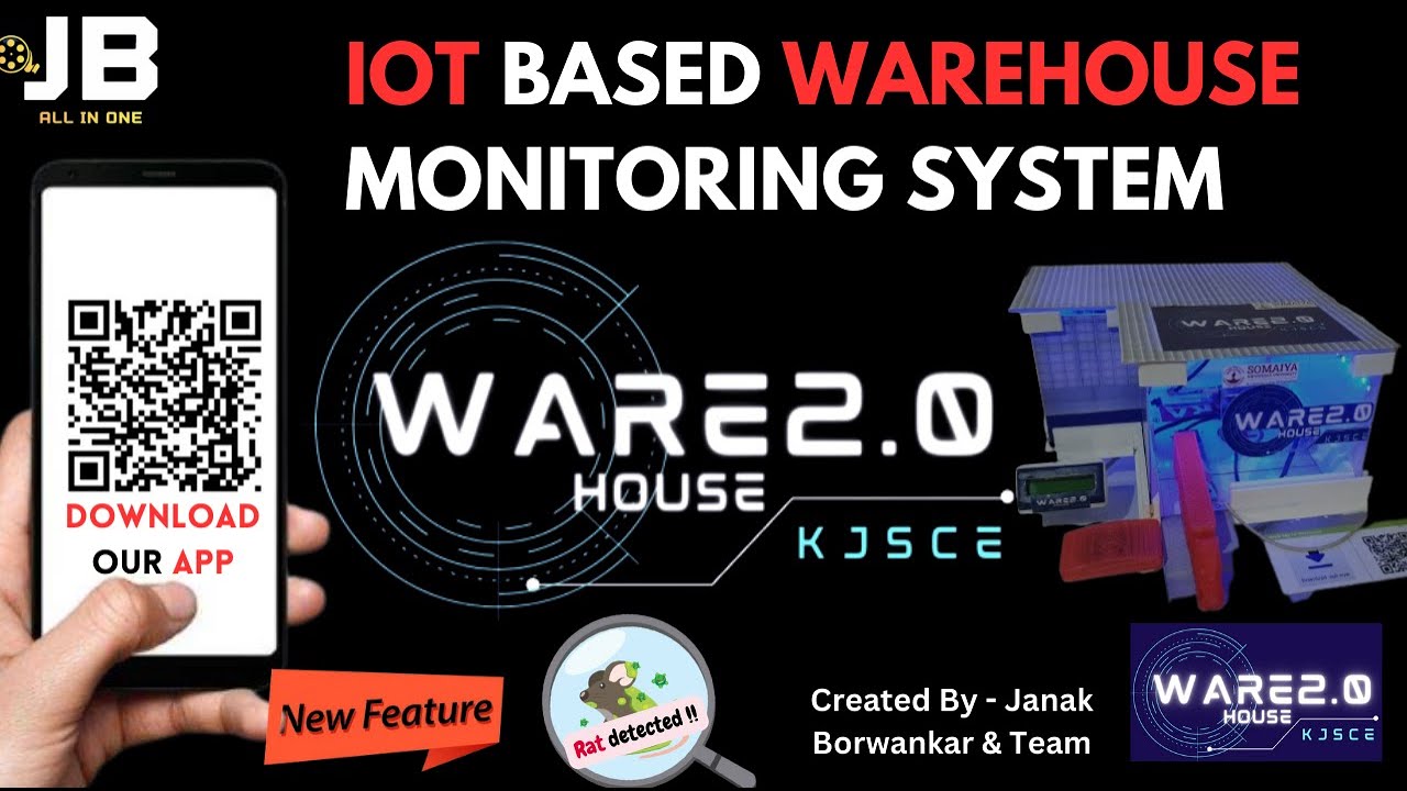 IOT Based Smart Warehouse Monitoring System || 4K || Video || #iot #esp32 #esp32cam #project #viral