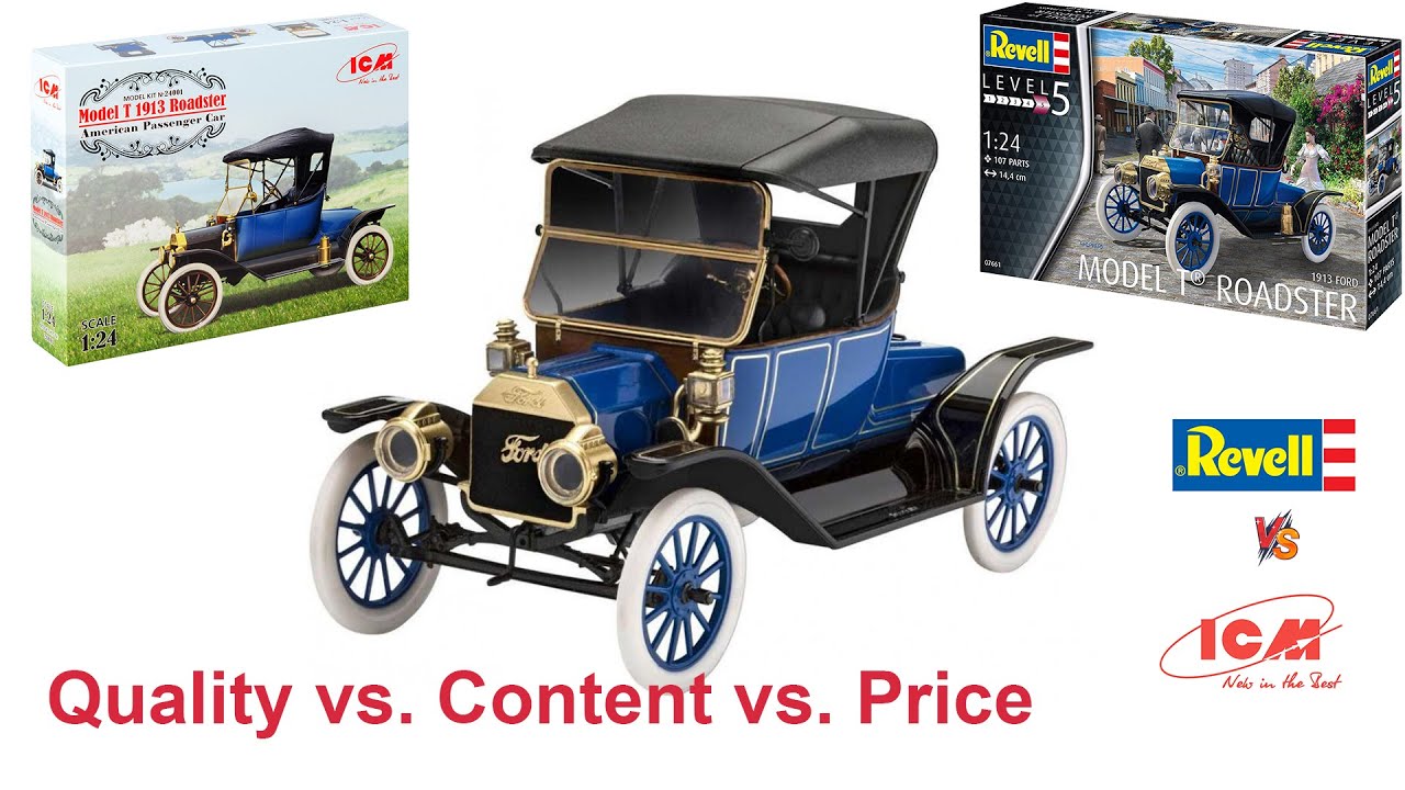 Revell vs ICM - 1913 Model T - comparing quality and price