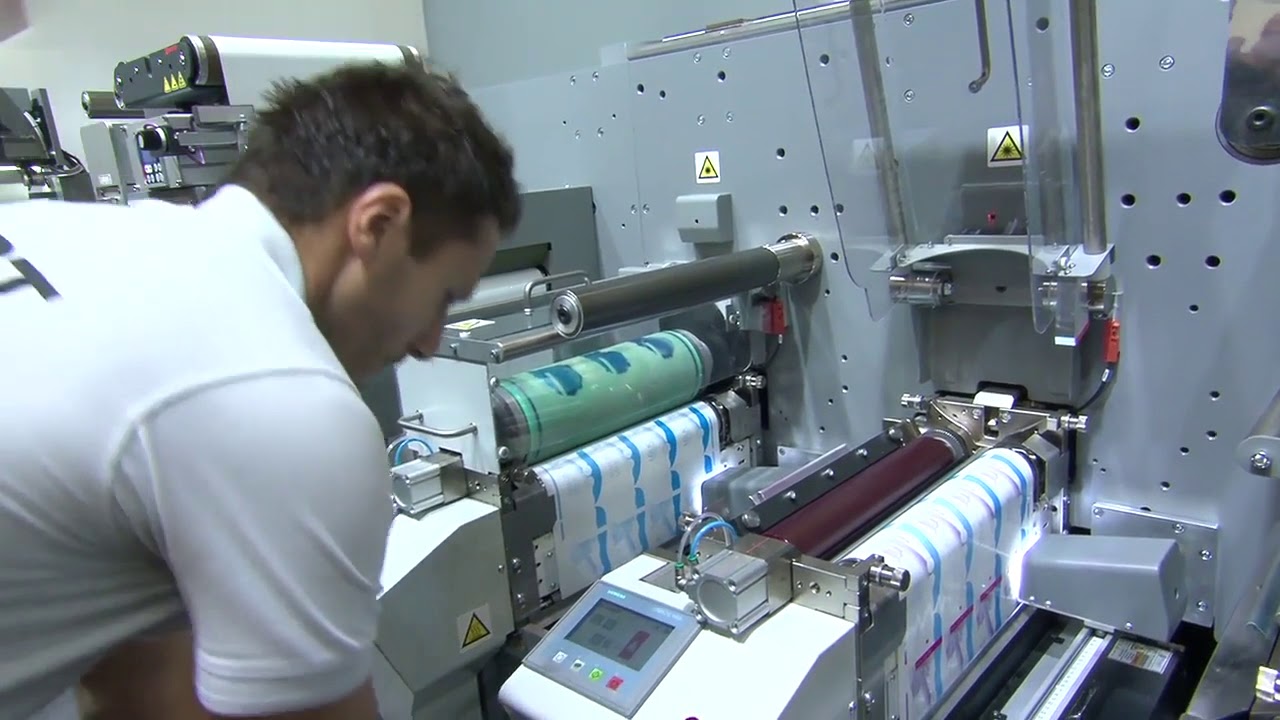 Демонстрация BOBST VISION M1 вживую на выставке Labelexpo 2019