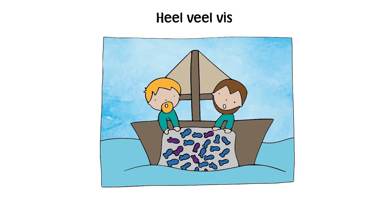 De Wonderwolk peuterbijbel - heel veel vis