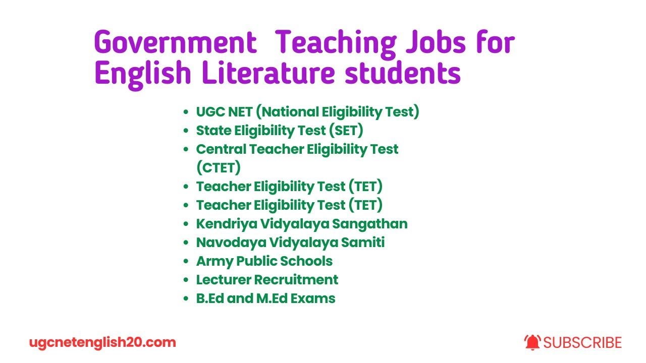 Government Jobs You Never Knew Existed for English Literature Students!