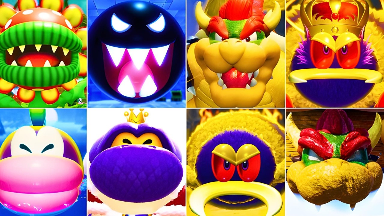Mario Tennis Fever - All Bosses & Ending (No damage)