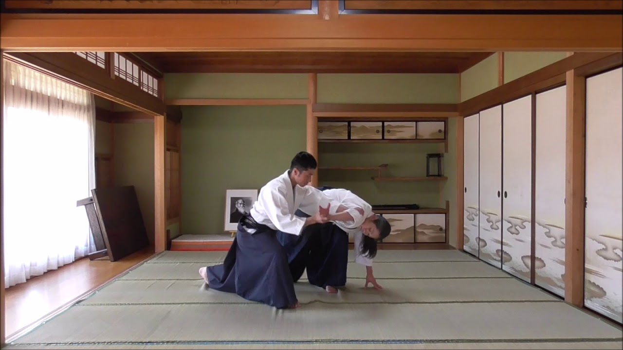 正面打ち二教 合気道入江道場基本技