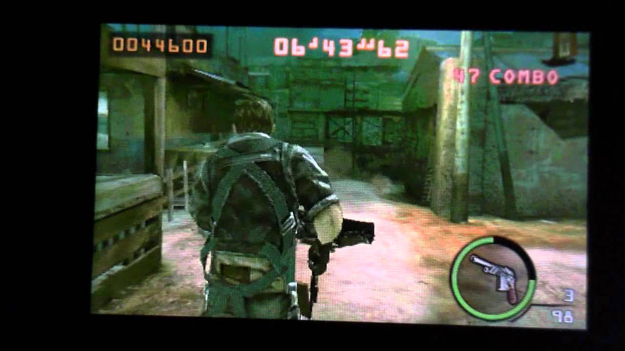 Biohazard The Mercenaries 3D MISSION LEVEL Ex-5 SOLO 558,572 Chris
