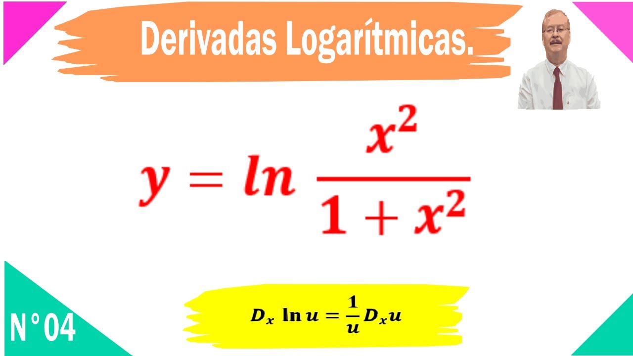 Derivadas Logarítmicas. Encontrar la derivada: y=ln  x^2/(1+x^2 )