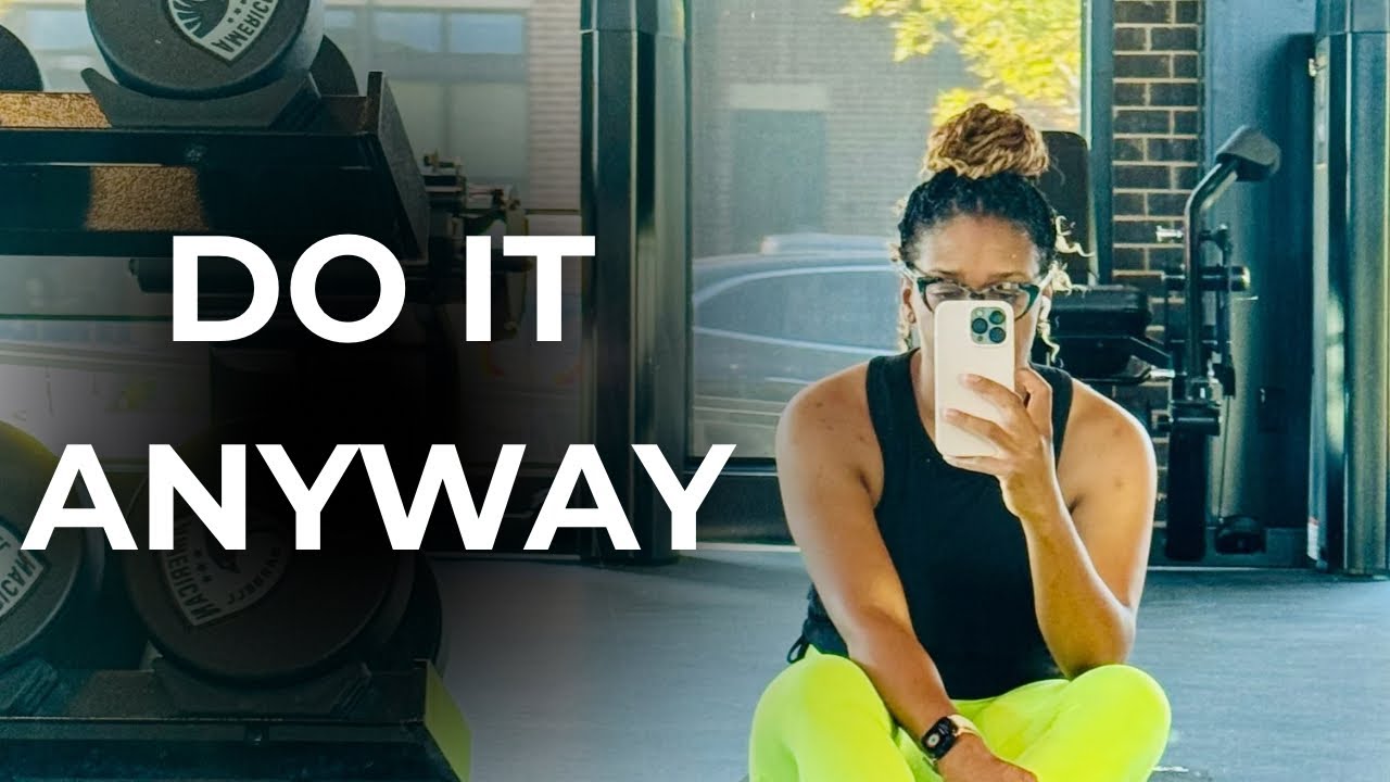 Consistency Over Comfort: Doing it Anyway