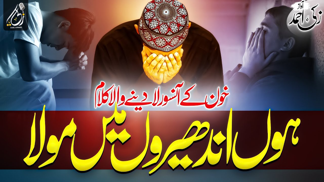 Heart Touching Emotional Kalam  | Hun Andhero Me Mola | Zaki Ahmad  | Nasheed Club | Peace Studio
