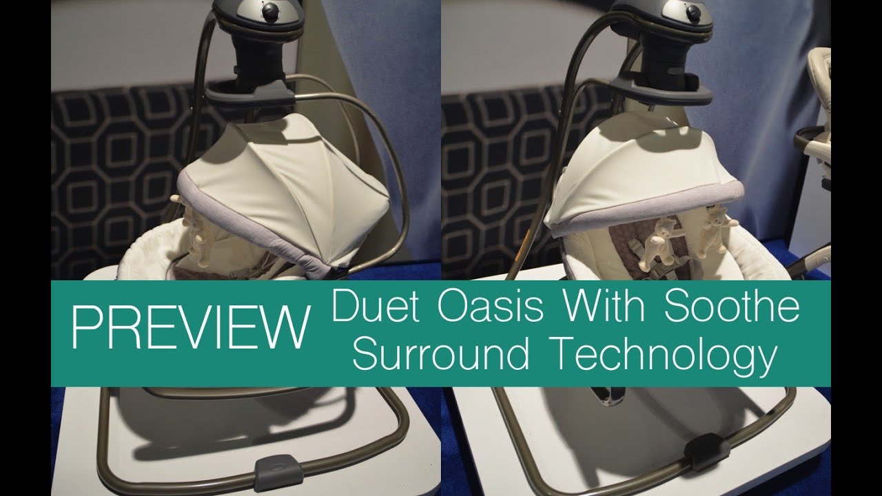 Graco Duet Oasis and Newborn Napper With Soothe Surround Technology