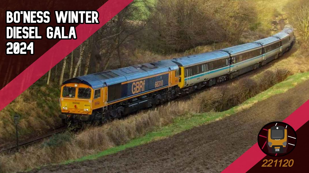 Bo'ness Winter Diesel Gala 2024, Featuring 26038, 37403, 47712, 9707, 66310, 70806 and L425
