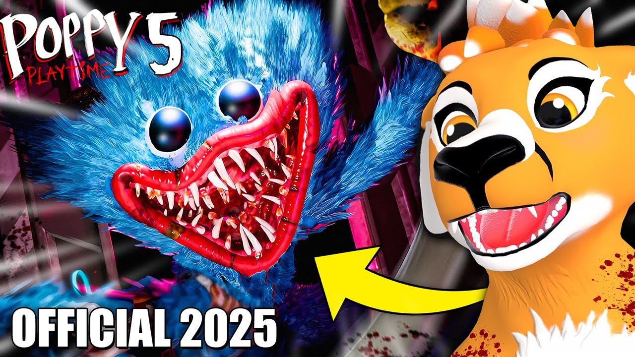 HUGGY WUGGY DOSTAŁ ZGAGI w *OFFICIAL FANGAME 2025* POPPY PLAYTIME 5