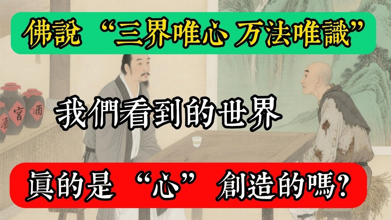 佛說 “三界唯心，萬法唯識”，我們看到的世界，真的是 “心” 創造的嗎？#佛教 #佛家 #佛法 #佛學知識 #佛學智慧 #修心修行 #佛教文化 #禪悟人生 #傳統文化