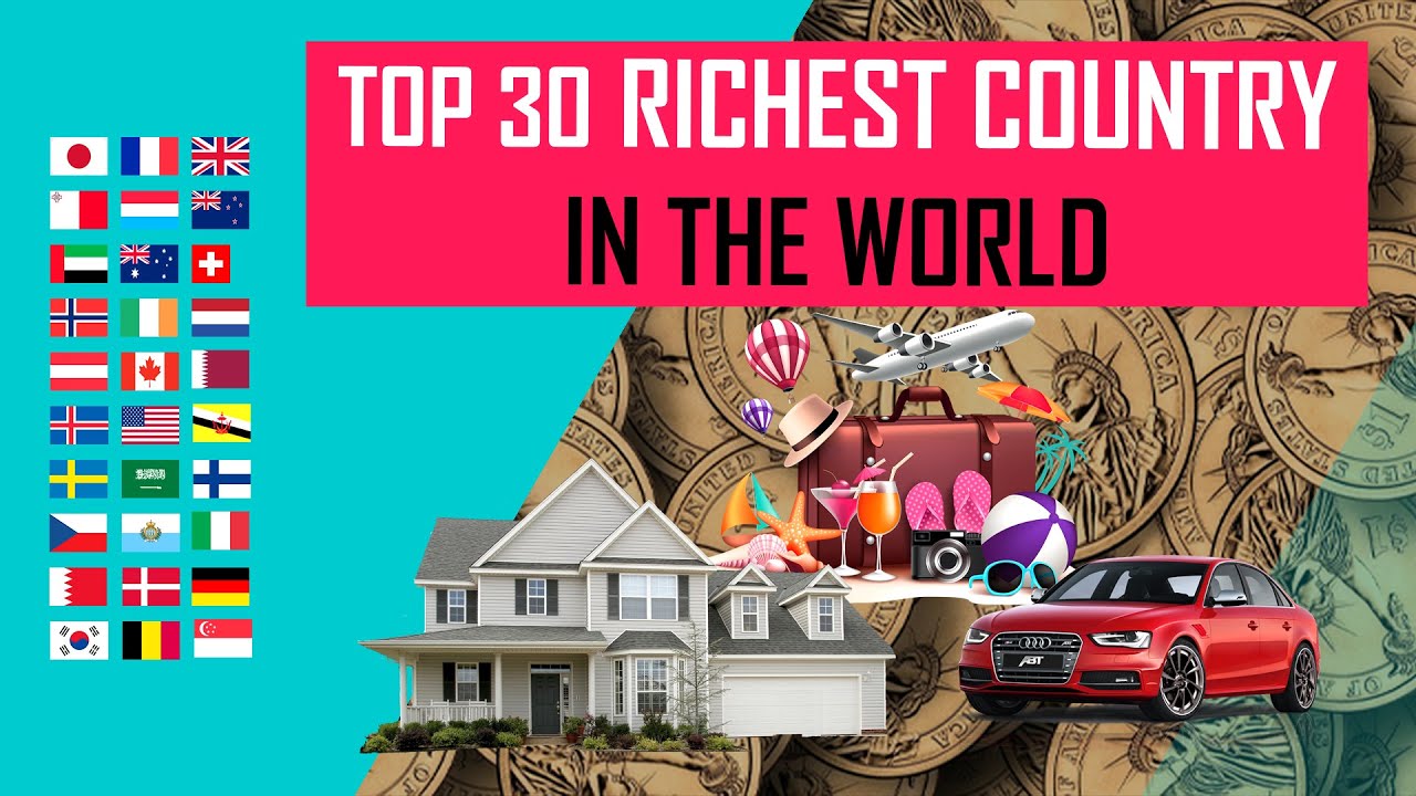 Top 30 RICHEST COUNTRY IN THE WORLD