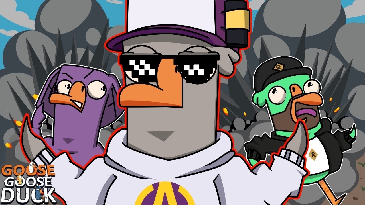 THE MOST HECTIC BOMBER! Goose Goose Duck (ft. Cartoonz, Squirrel, & More)