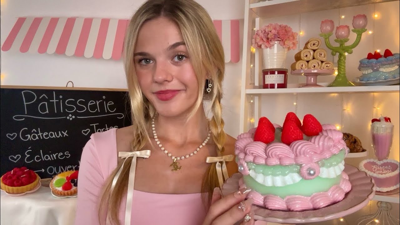 ASMR In Paris: French Bakery Roleplay 🥐🎀🍰 (french speaking + accent)