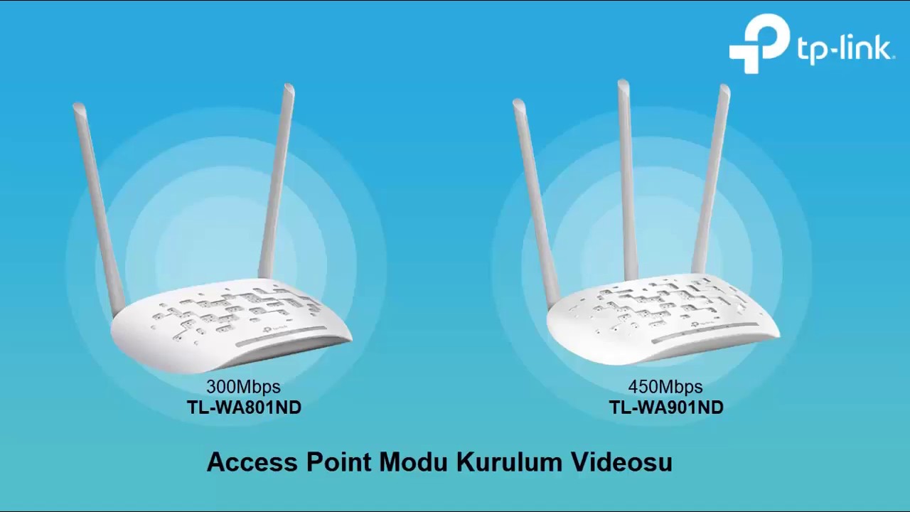TP-Link (TL-WA901ND/TL-WA801ND) Access Point Modu Kurulumu