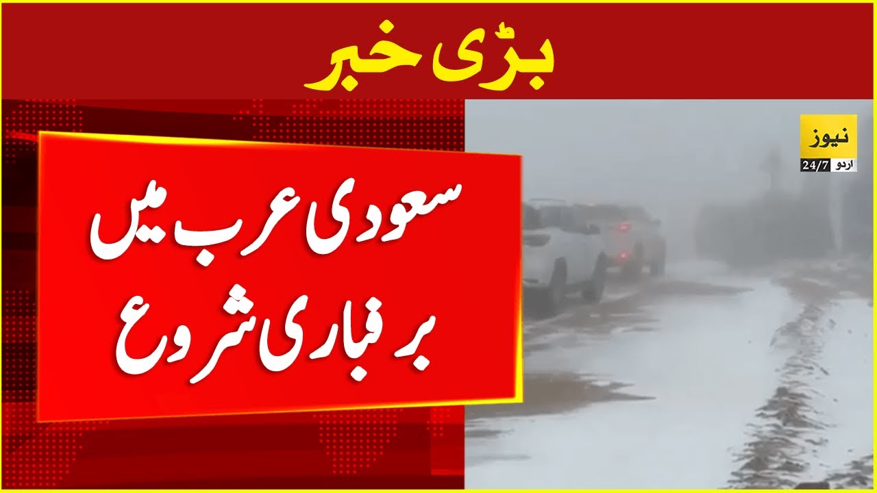Saudi Arab snowfall 2025 - Tabuk snowfall | Breaking news