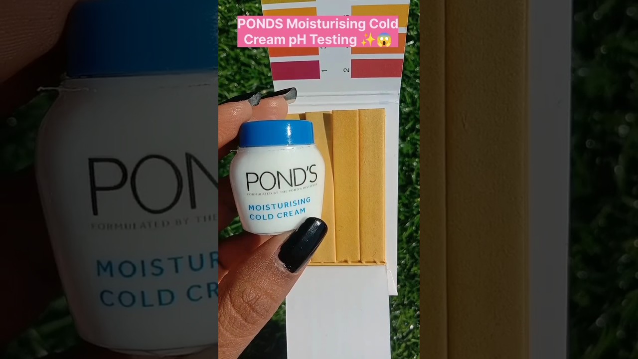 POND'S Moisturising Cold Cream pH test review ✨🤔😱#viral #subscribe #shorts #shortsfeed