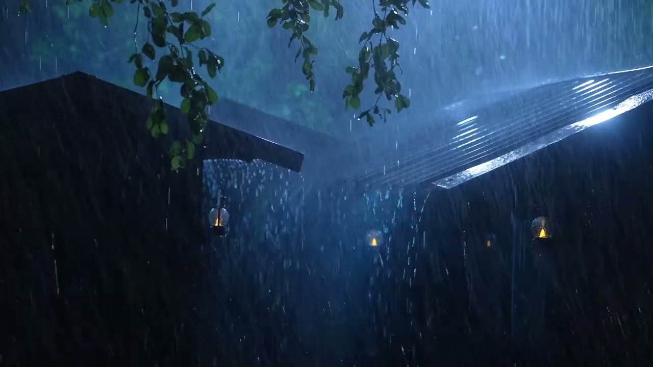 No Ads Rain Sounds for Sleeping - ASMR Rain and Thunder Sounds For Sleeping, Relaxing