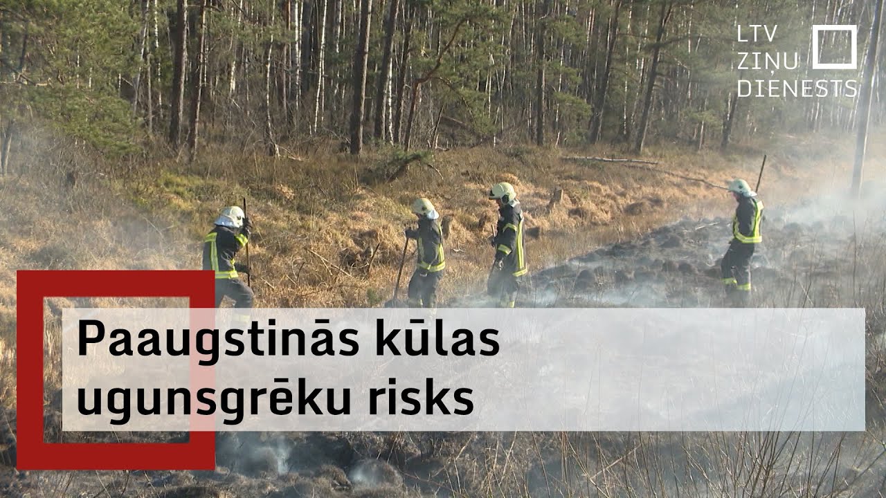 Dienesti brīdina &ndash; paaugstinās kūlas ugunsgrēku risks