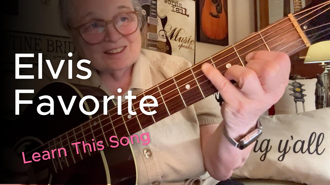 SO EASY!!!  Learn Song Finger-Style ** Can't Help Falling In Love        #guitarlesson
