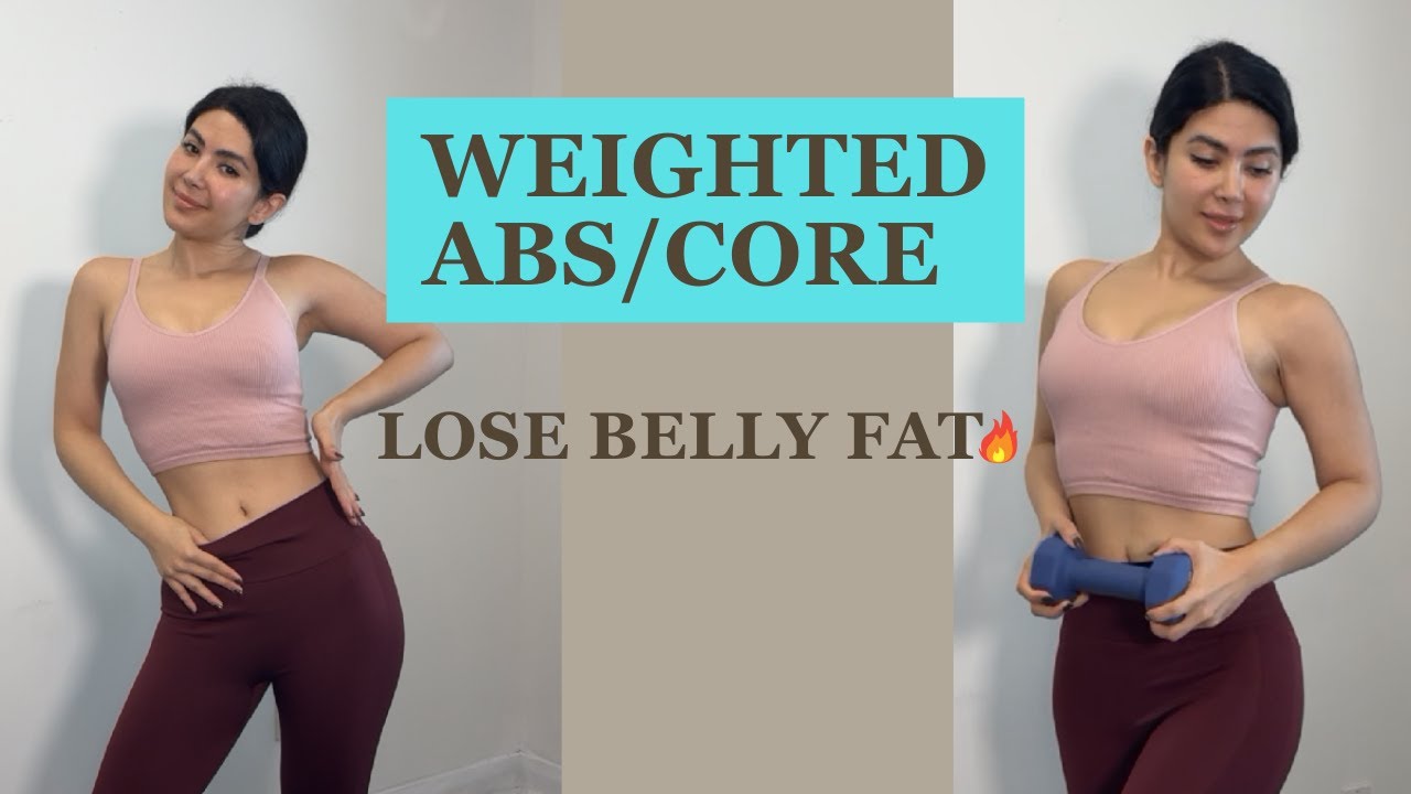 20-Minute Dumbbell Core/Abs Workout to Lose Belly Fat and flat your stomach
