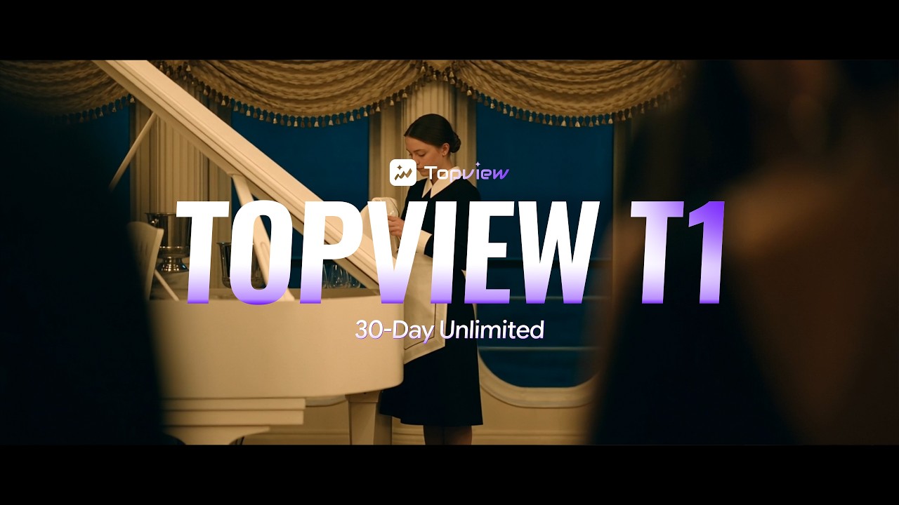 Topview T1 уже здесь: премиальное AI-видео в 1080P без премиальной наценки