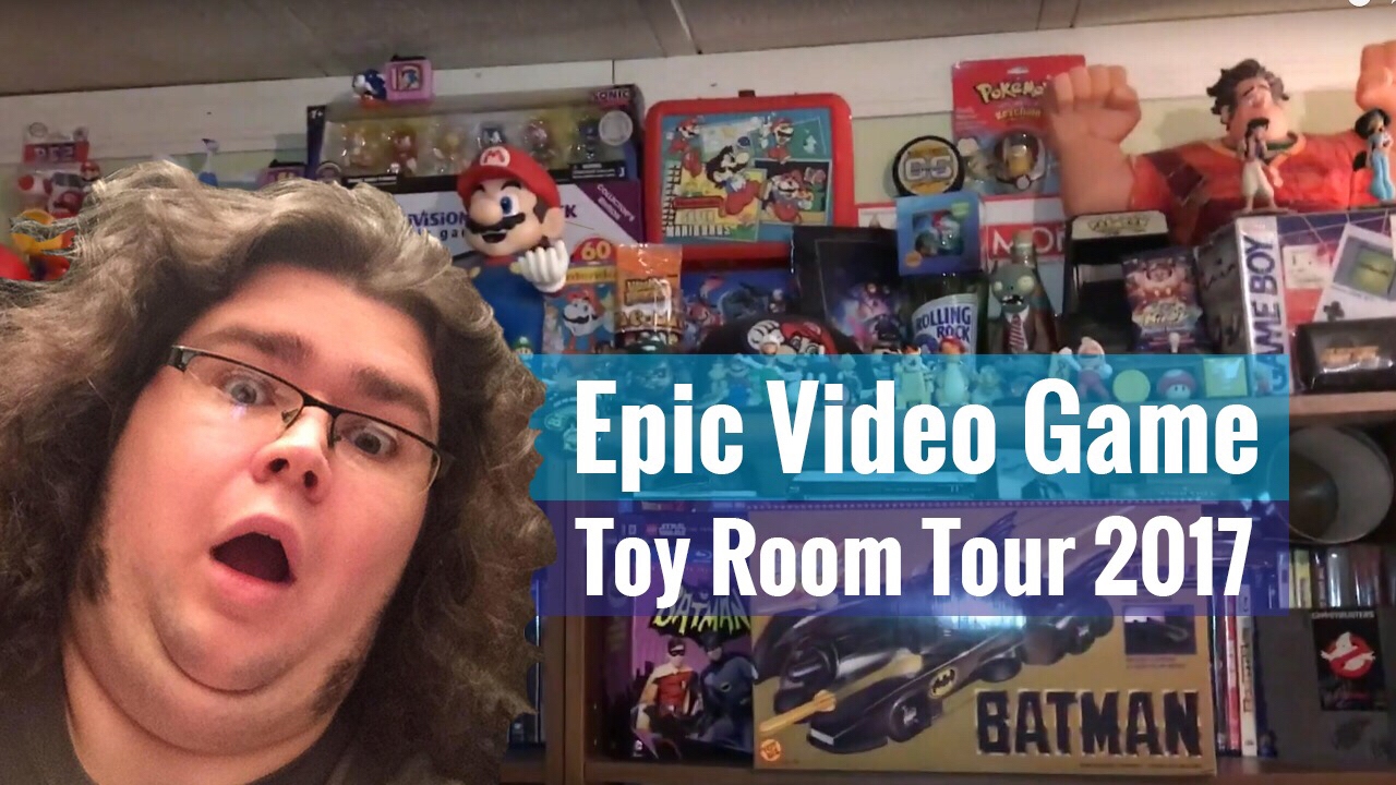 Epic Video Game & Toy Room Tour 2017 |Jerps93