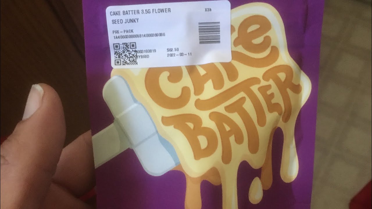 seed junky cake batter strain review