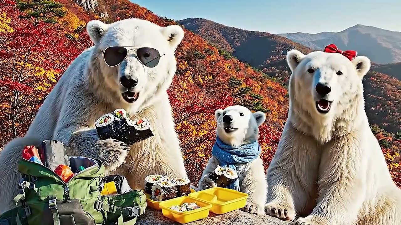🐻‍❄️ 꼬미네 가족의 알록달록 가을 단풍놀이 🍁