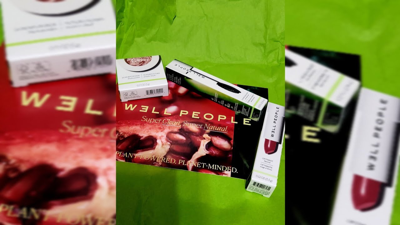 Clean Beauty with WellPeople #unboxing #makeup
