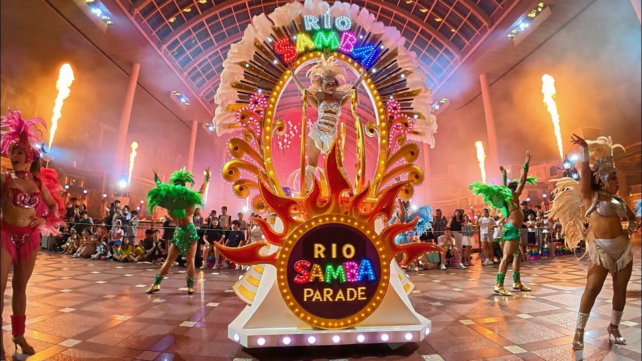 [4K] 2025.08.01 롯데월드 삼바 카니발 야간 퍼레이드 - Samba Carnival Parade at night, Lotte World