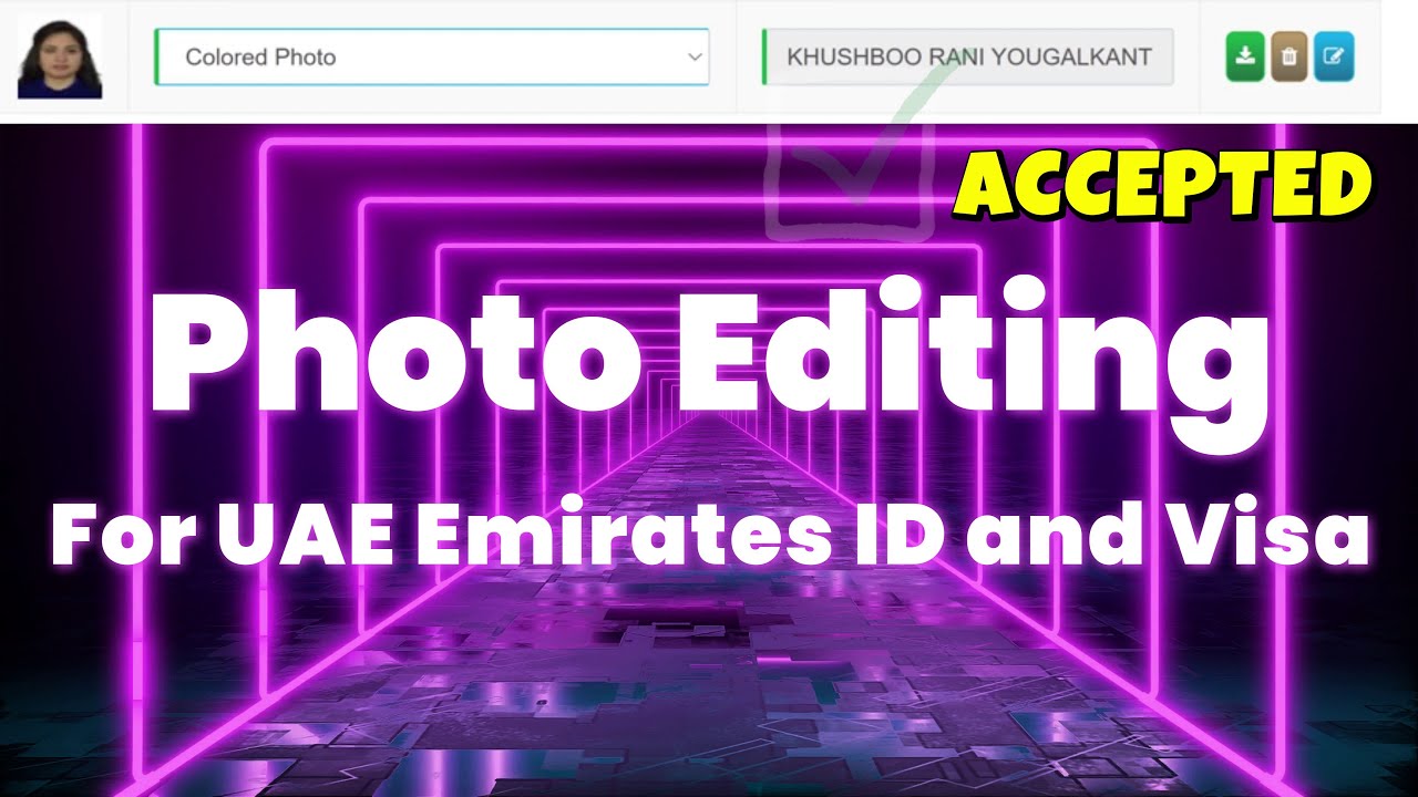How to Edit a Photo for UAE Emirates ID and Visa 