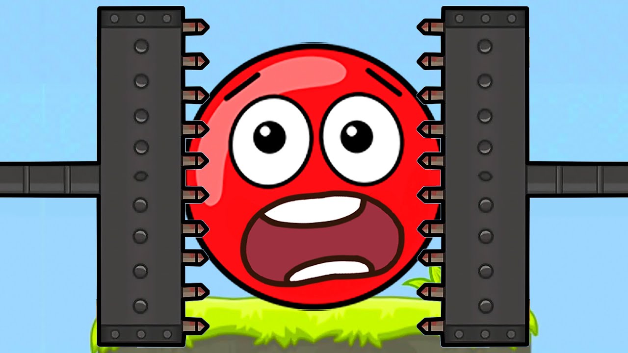 КРАСНЫЙ ШАРИК младший выбирается из плена #9. 110-122 уровни. Мультик про Red Ball 5