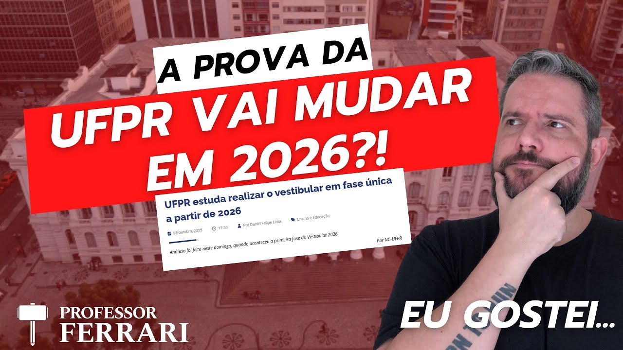 UFPR vai mudar em 2026!