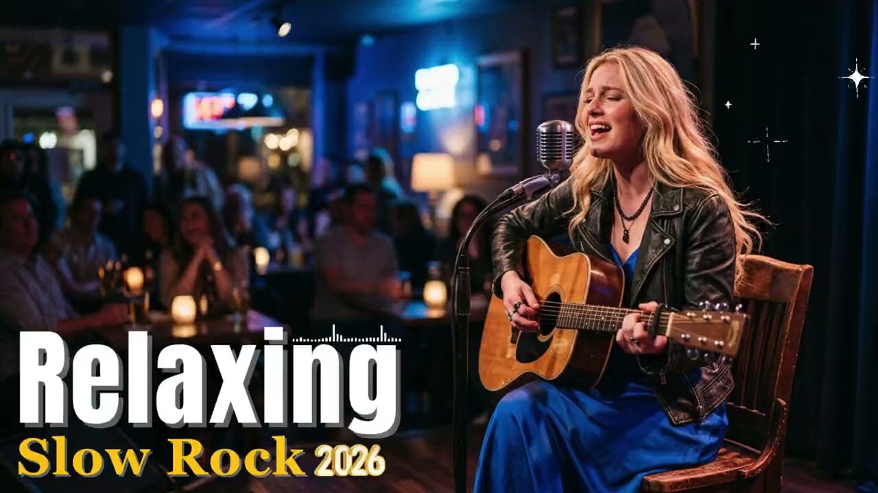 Slow Rock Guitar Instrumental 🎧 Smooth Electric Guitar for Late Night Relax