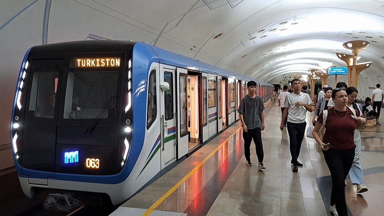 Ташкентское метро 🚇 Прогулка по линии Юнусабад, 4 станции